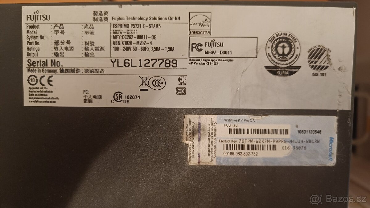 Značkový počítač Fujitsu Esprimo P5731 - 3