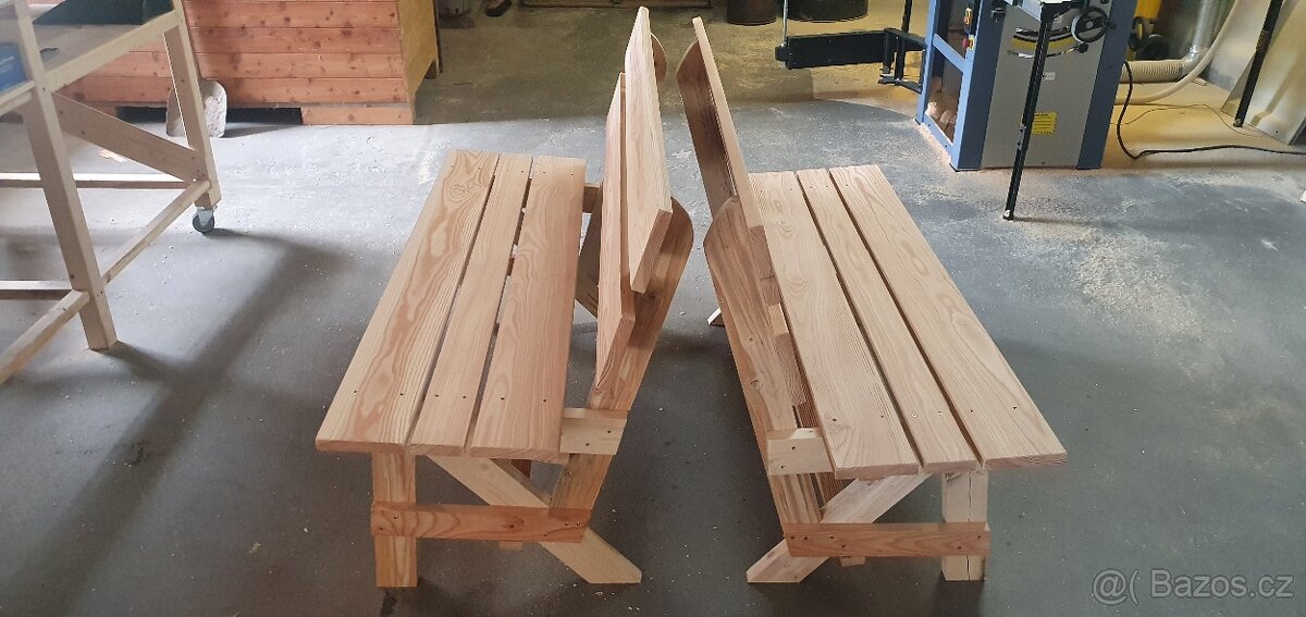 venkovní lavice - 3
