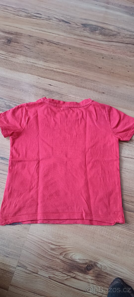 Tričko krátký rukáv bagr vel. 98 - 3