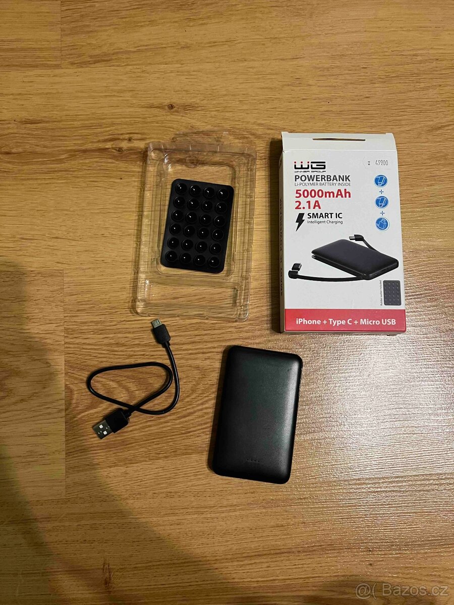 Powerbanka WG 5000 mAh – Type-C / Micro USB - 3