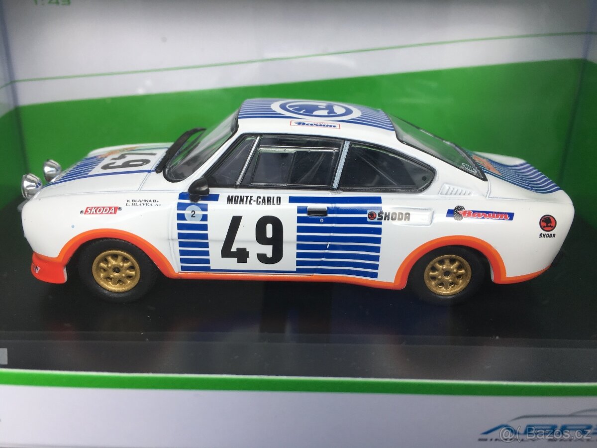 Model ŠKODA 130RS "RMC 1977" č.49 Abrex 1/43 - 3