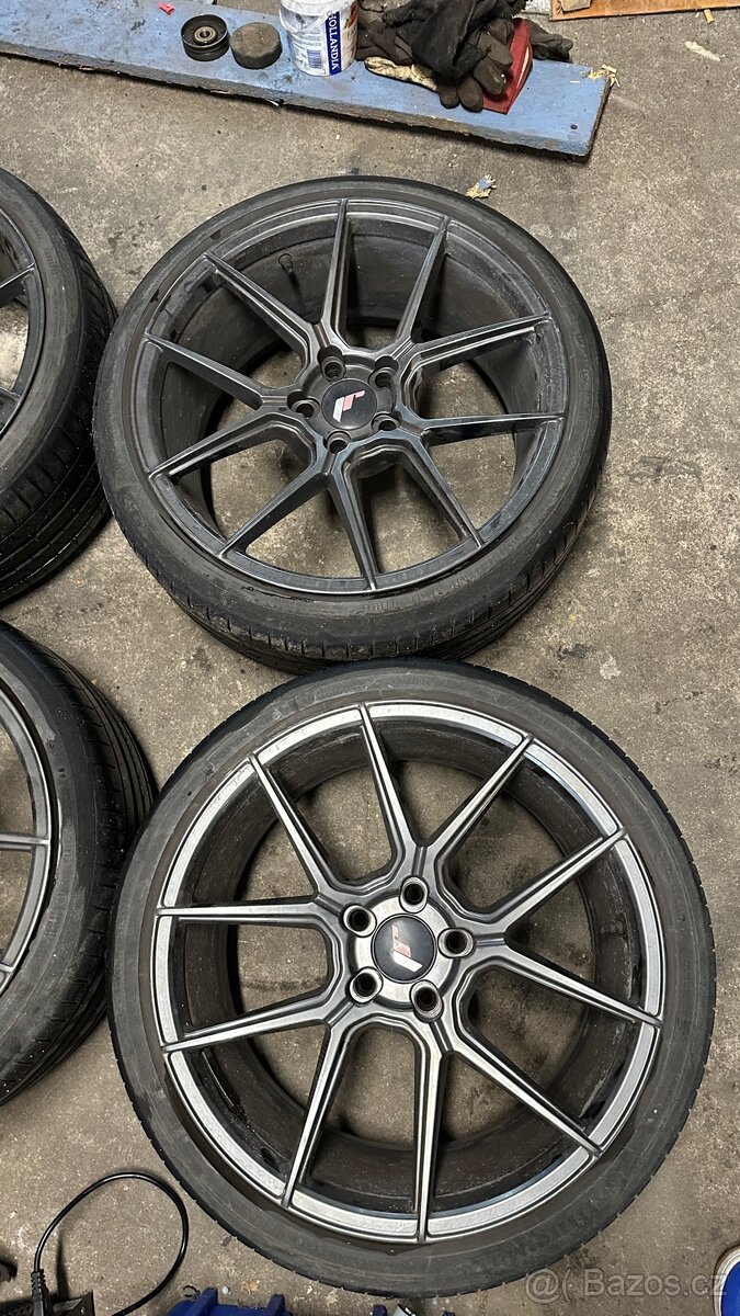 Alu kola Japan Racing JR30 R19 5x112 s pneu Continental - 3