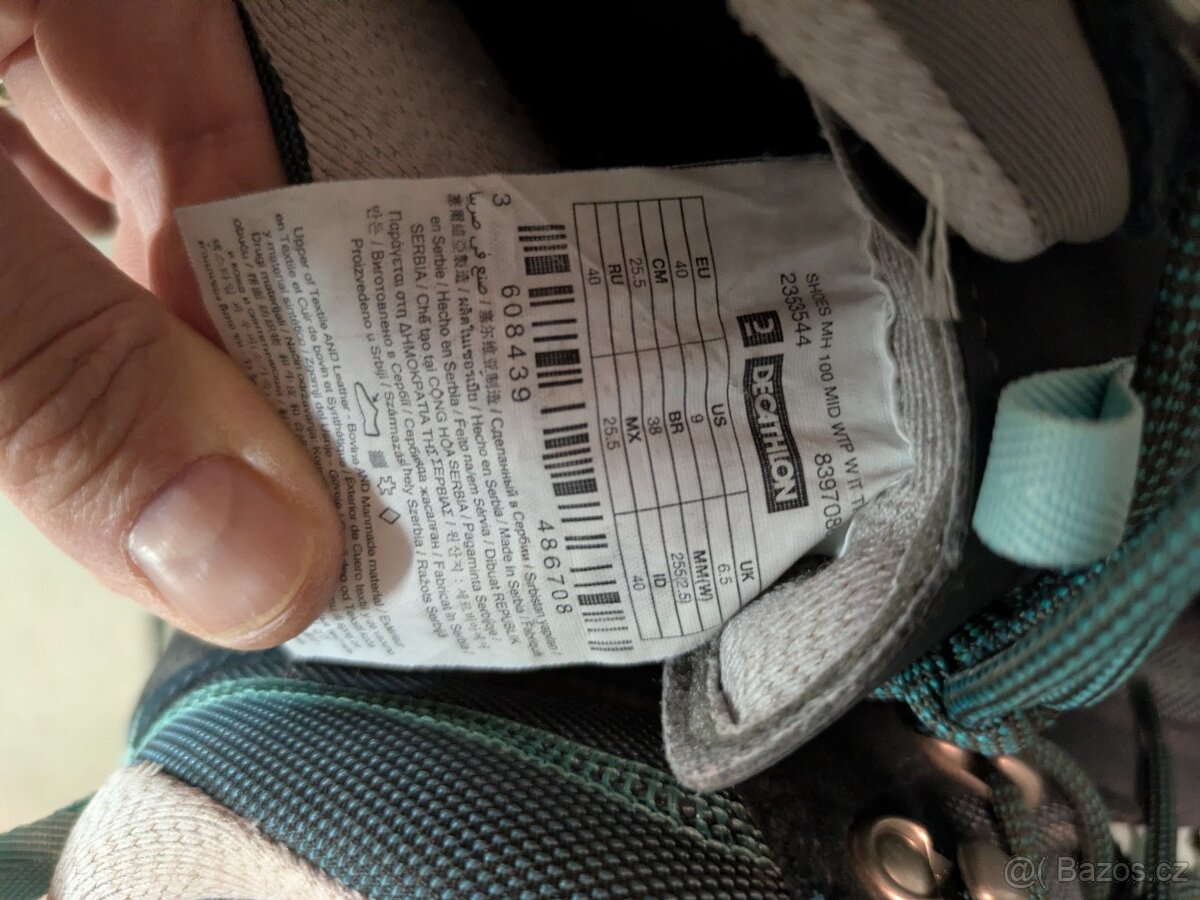 Trekové boty kotníkové Quechua - 3