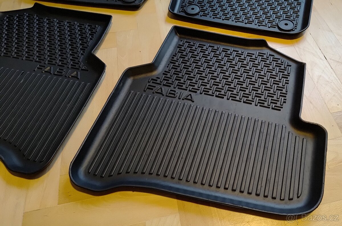 Gumové koberce - Škoda Fabia III - 3