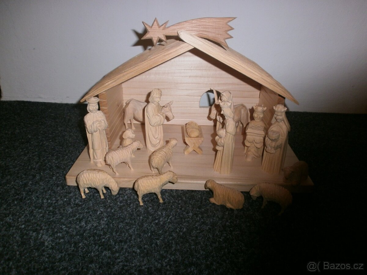 Ručně vyřezávaný český betlém 14a3 - 3