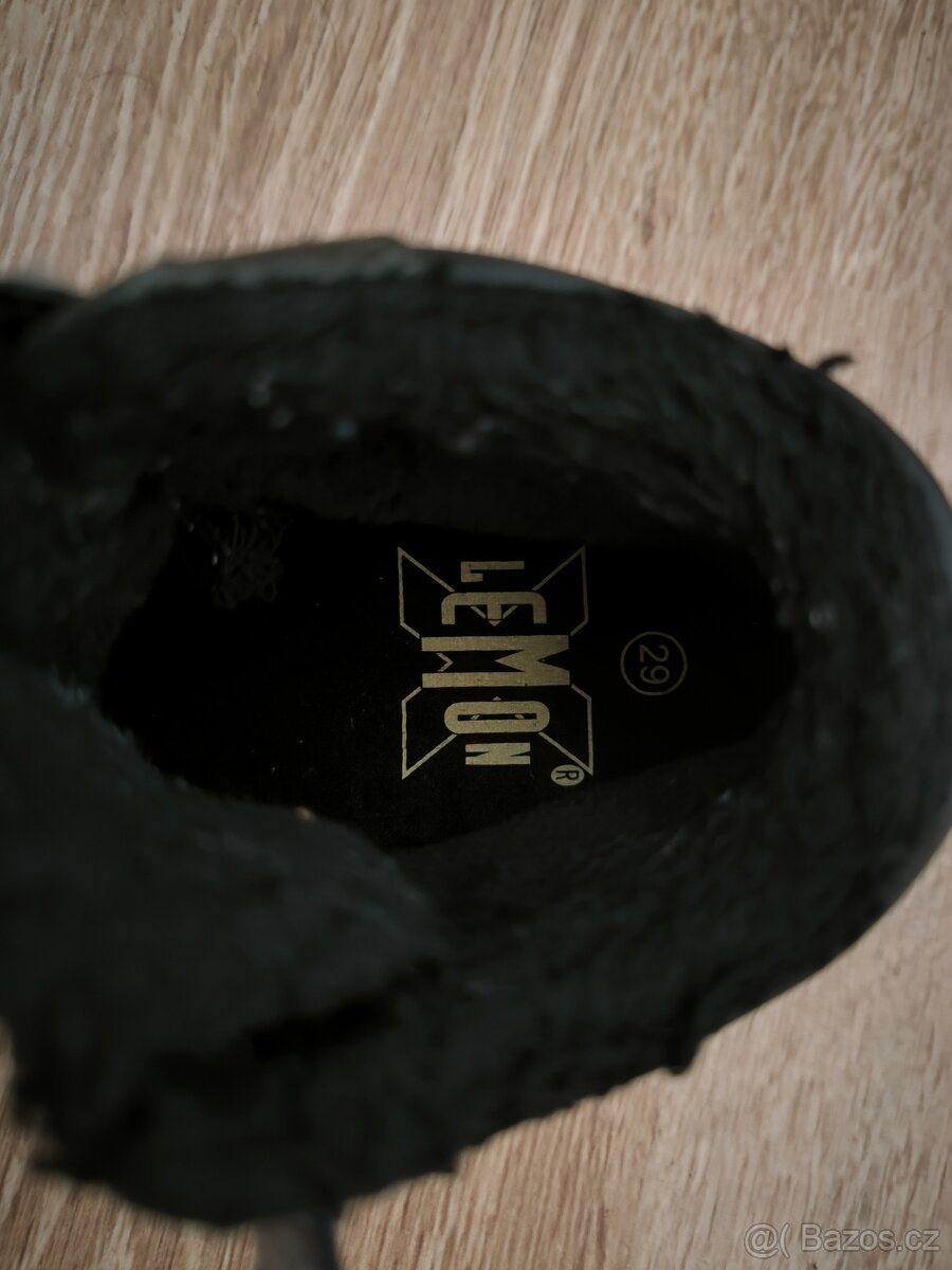 Zateplené dětské kotníkové boty - 3