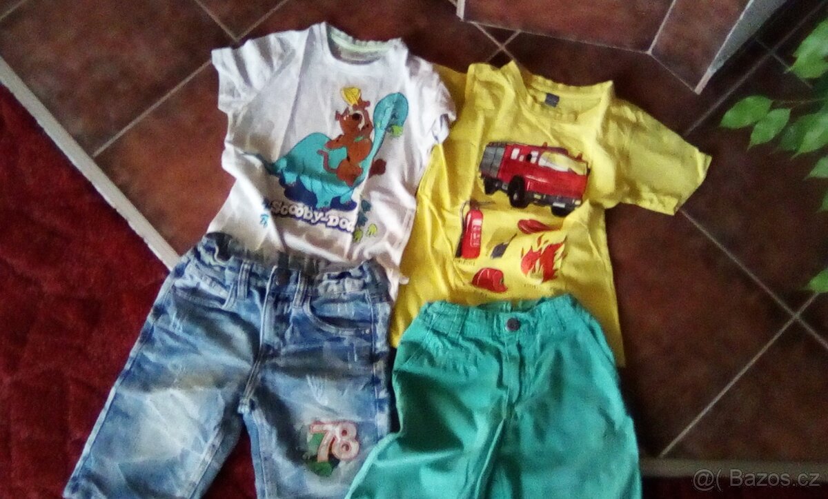 Chlapecké trička a kraťasy vel. 128 - 3