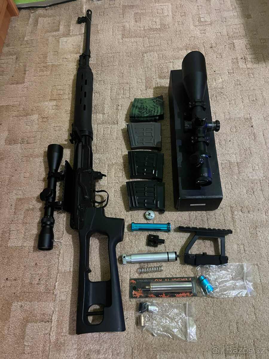 Airsoft SVD s příslušenstvím - 3
