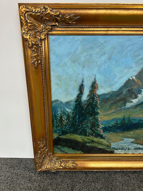 Obraz krajina na sololitu. - 3