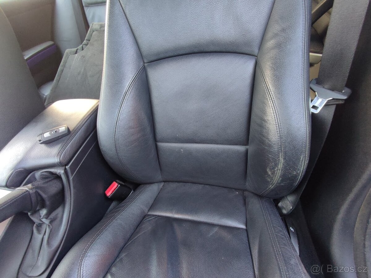 BMW E91 sport sedadla černá kůže sedačky - 3
