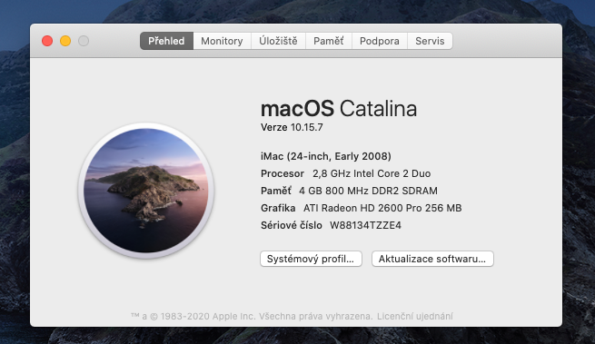iMac 24", 2008, C2D, ATI, 4/256 GB SSD, OS Catalina - 3