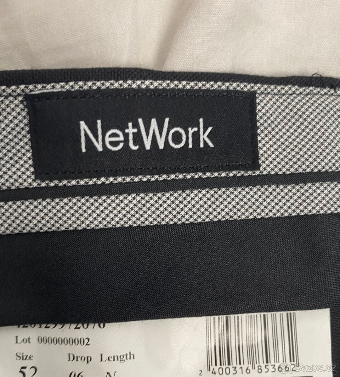 ⬛ Pánské společenské kalhoty NetWork – vel. 52 ⬛ - 3