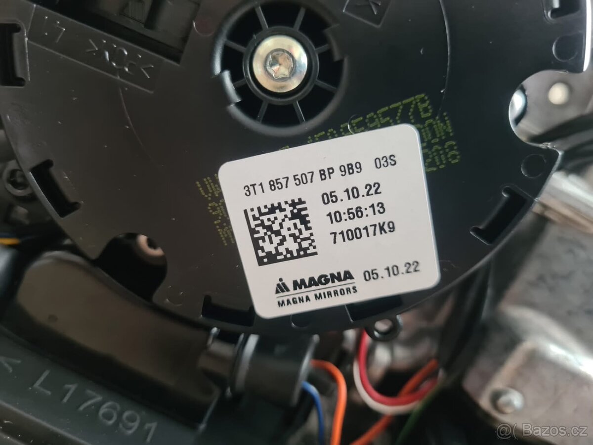 Prodám NOVÉ originální levé zrcátko na Škodu Superb II. - 3