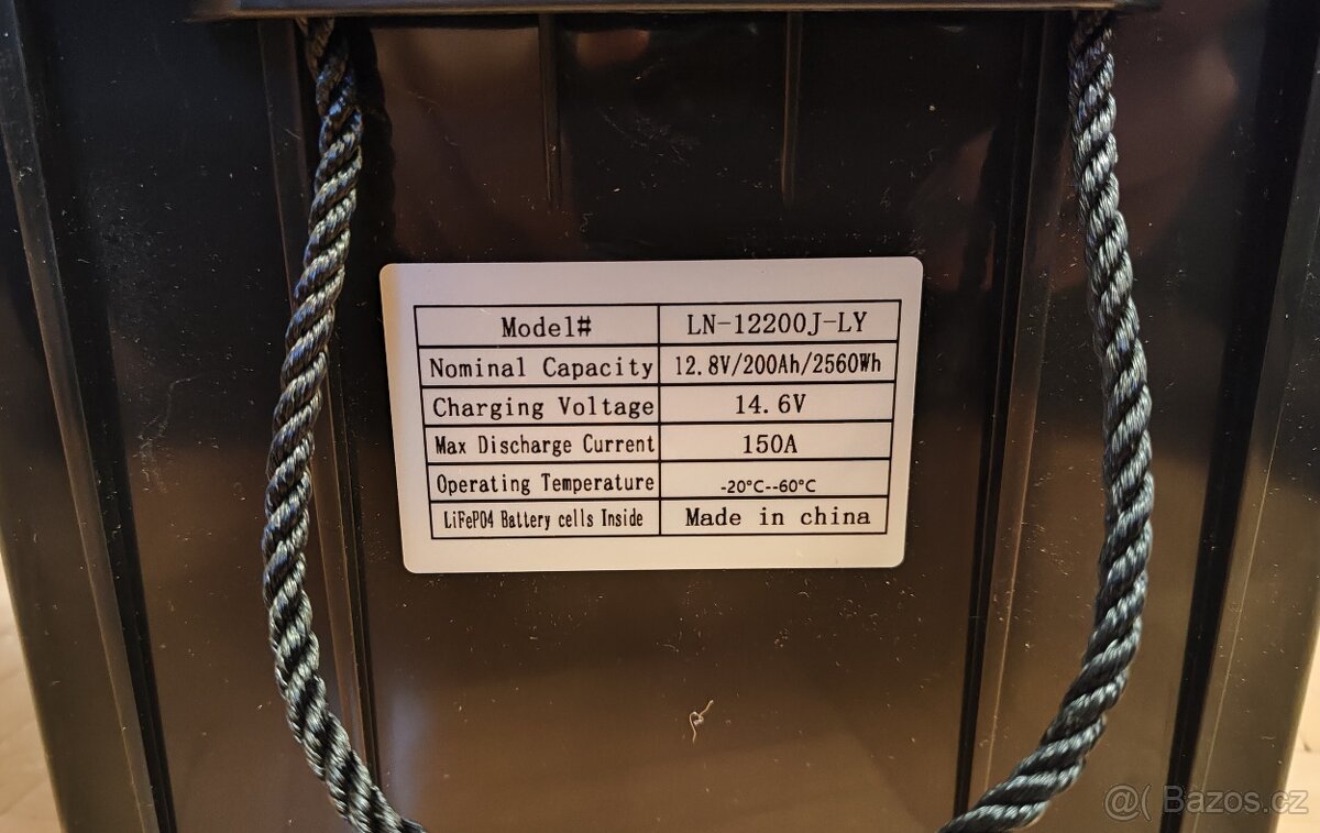 LiFePO4 baterie Nielftor 200Ah /12V, BMS s bluetooth - 3