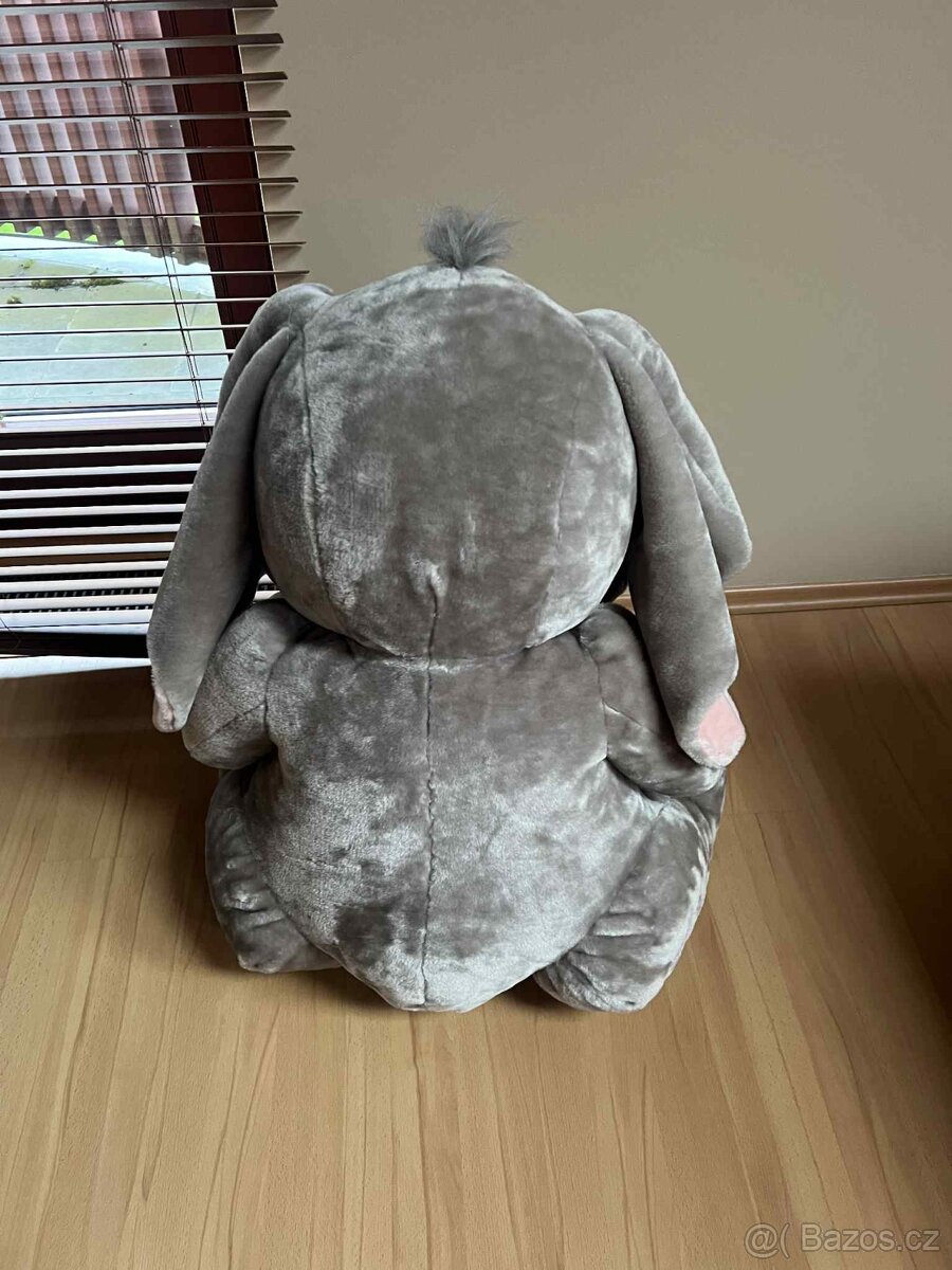 Plyšový slon – velký a heboučký (75 cm) - 3