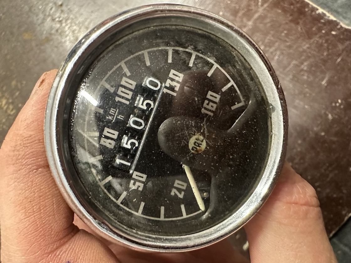 PREDÁM funkčný tachometr JAWA 350/634, CALIFORNIAN, počíta - 3