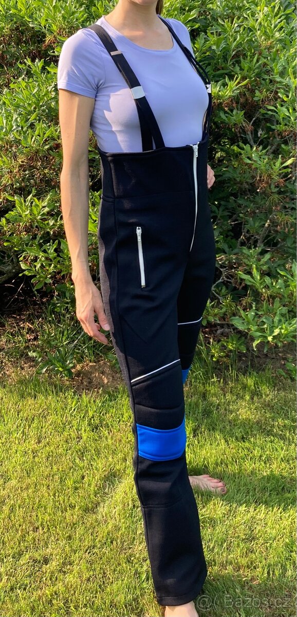 Retro lyžařské kalhoty, panské, vel. M - 3