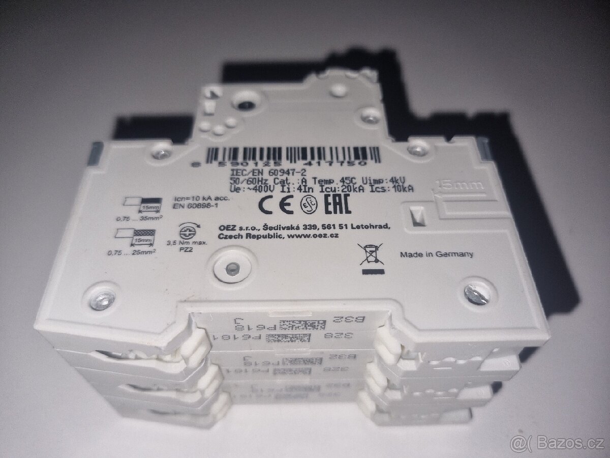 OEZ Jistič 3-fázový 32A - 3