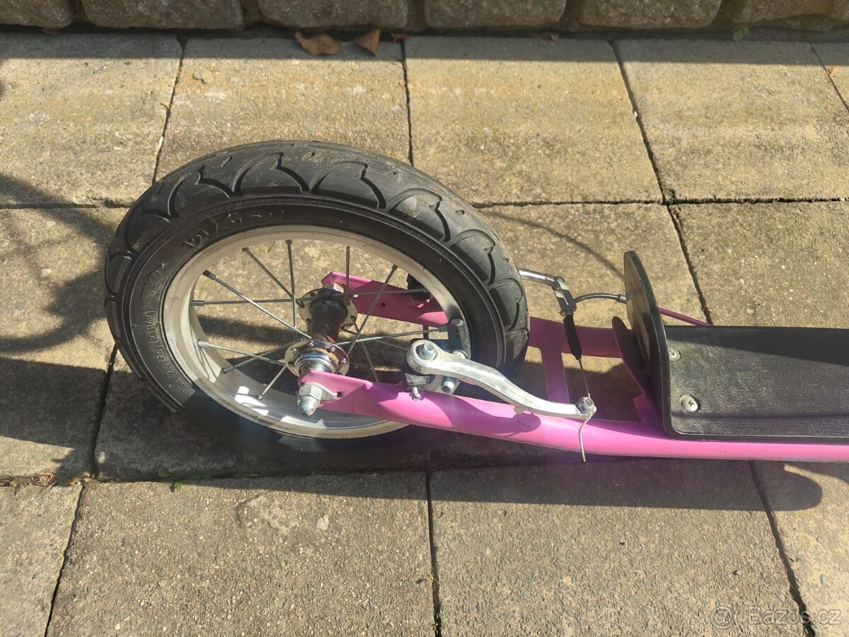 Koloběžka Quick 20 Platinum -růžová - 3