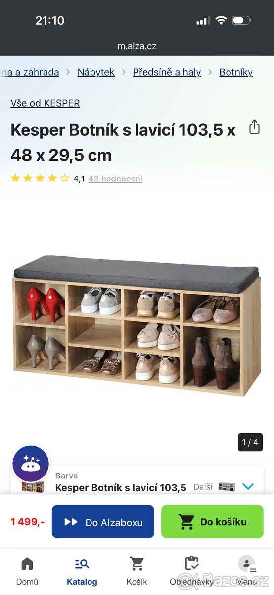 Botník s věšákem - 3