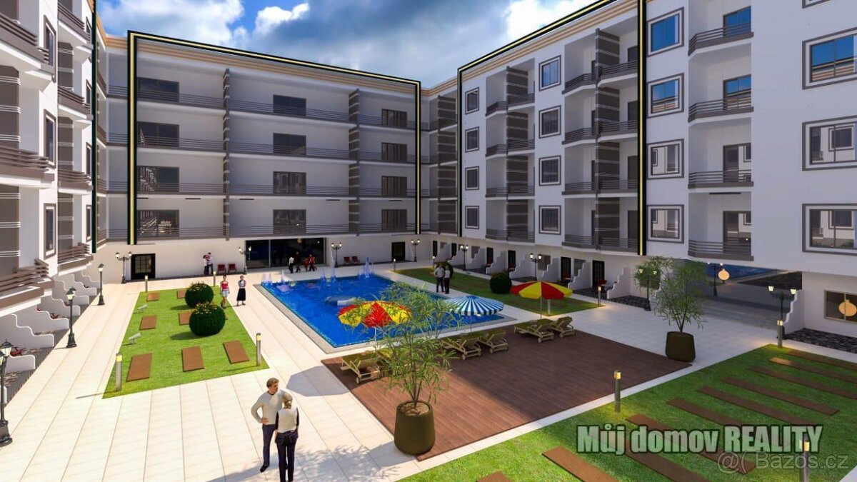 Luxusní apartmán 2+kk s balkonem v Grand Rock Resort, Hurgha - 3