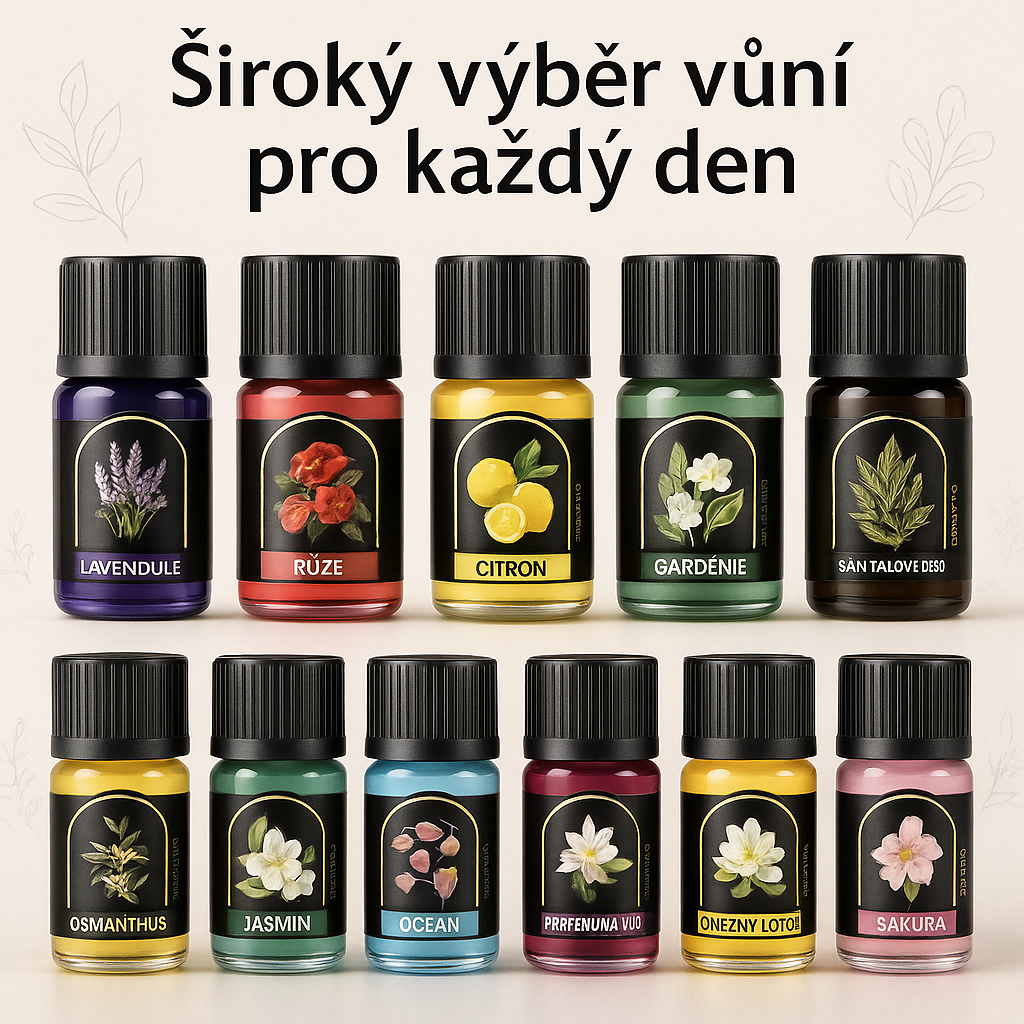 Set esenciálních olejů - 12 vůní - 3