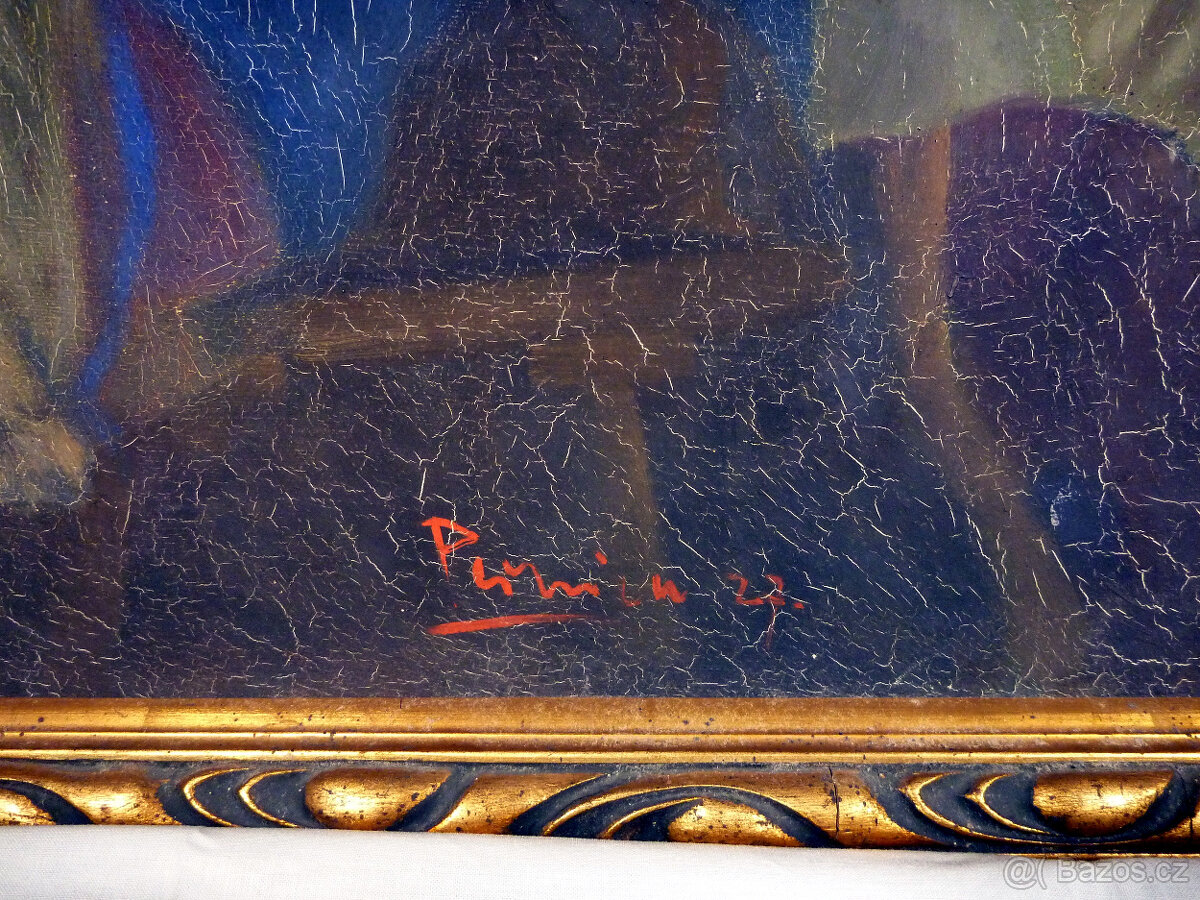 Obraz Vyšívačka - Vojtěch Pernica - 3