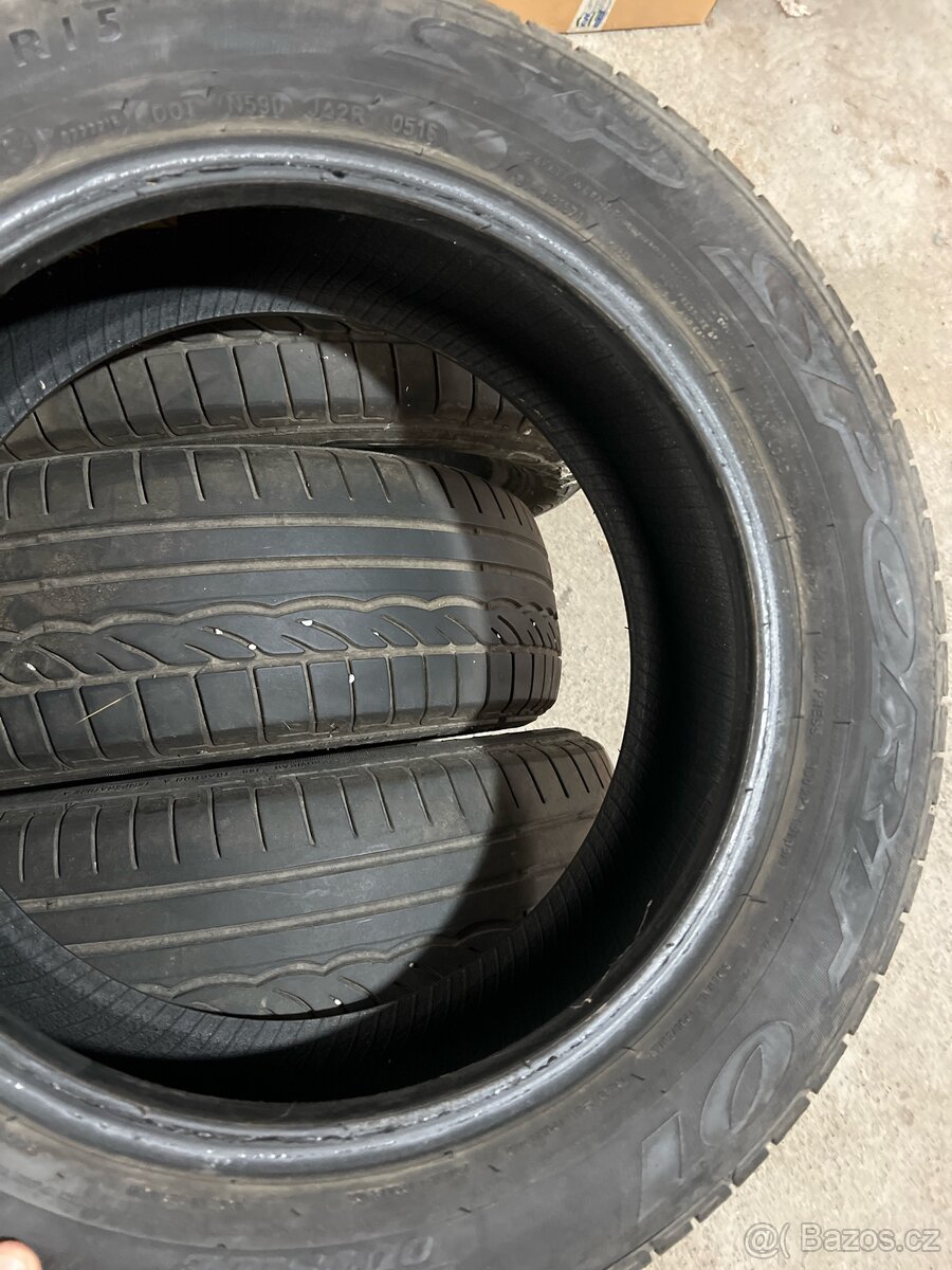 4x letni pneu Dunlop 185/60/15 - 3