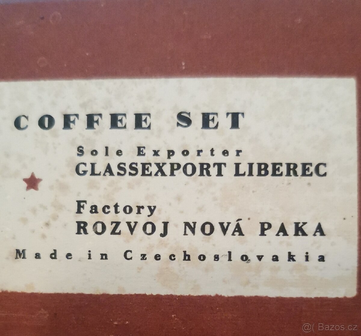 Souprava na kávu retro - 3