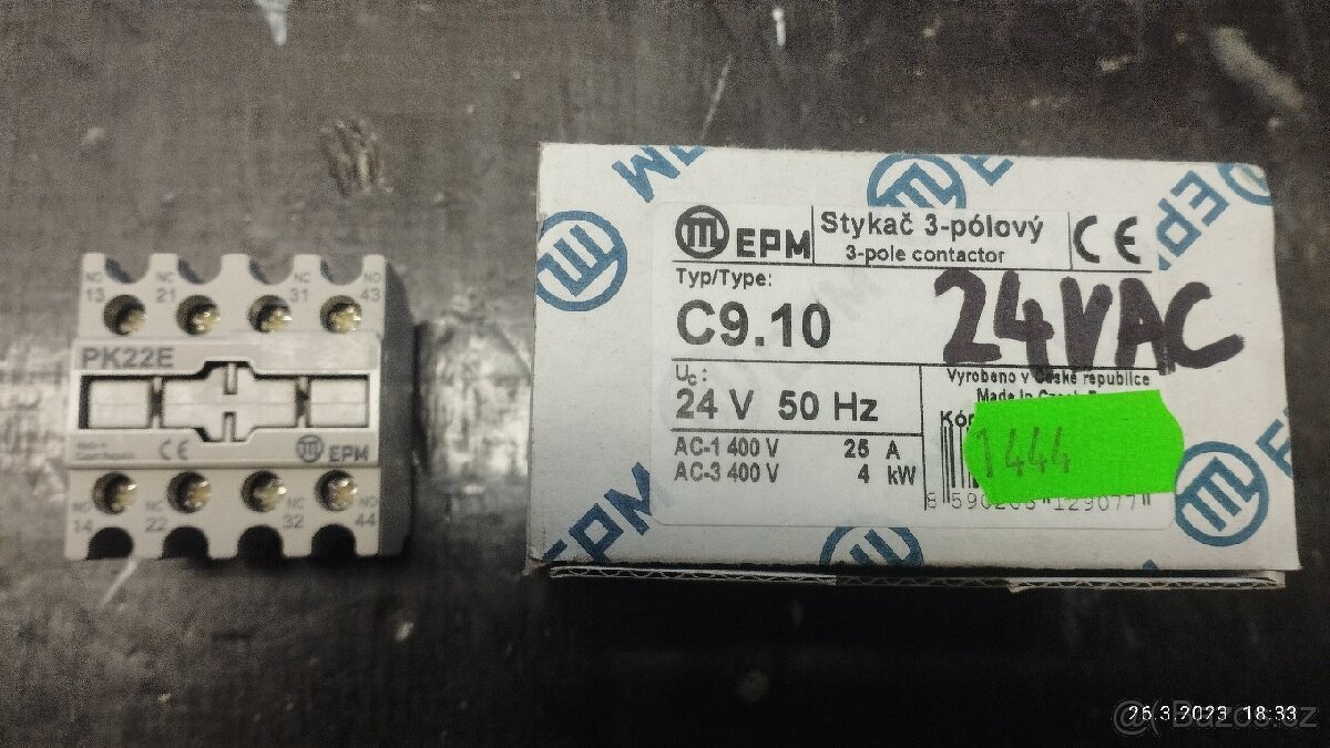 Prodám elektroinstalační materiál ABB - EPM - 3