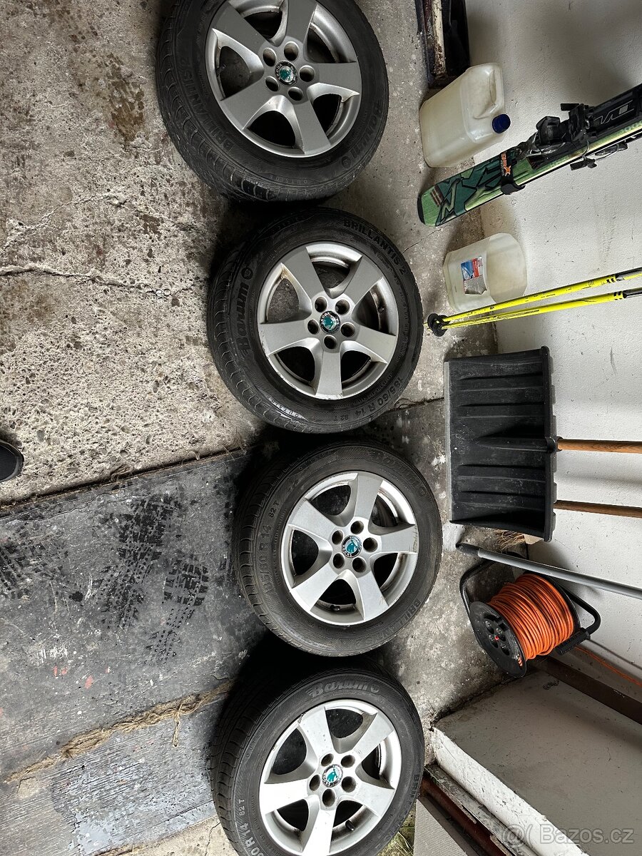 Alu kola 5x100 R14 Original Fabia - 3