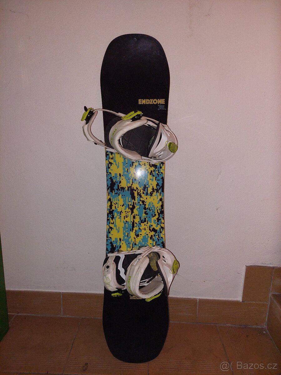Snowboard 120cm s vázáním - 3
