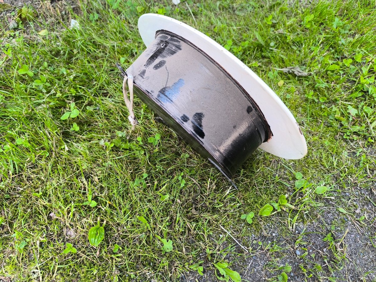 Starožitné smaltované kuchyňské hodiny - 3