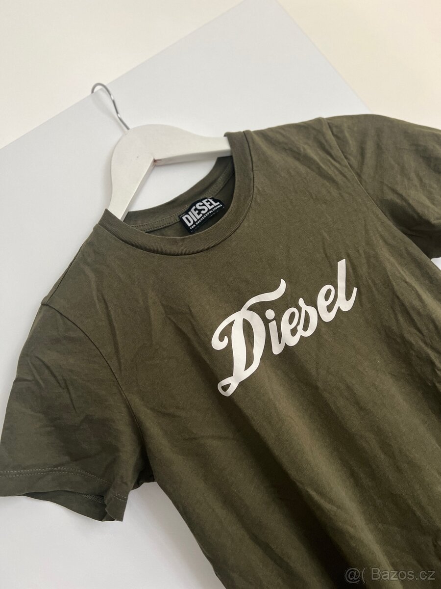 Khaki tričko Diesel - 3
