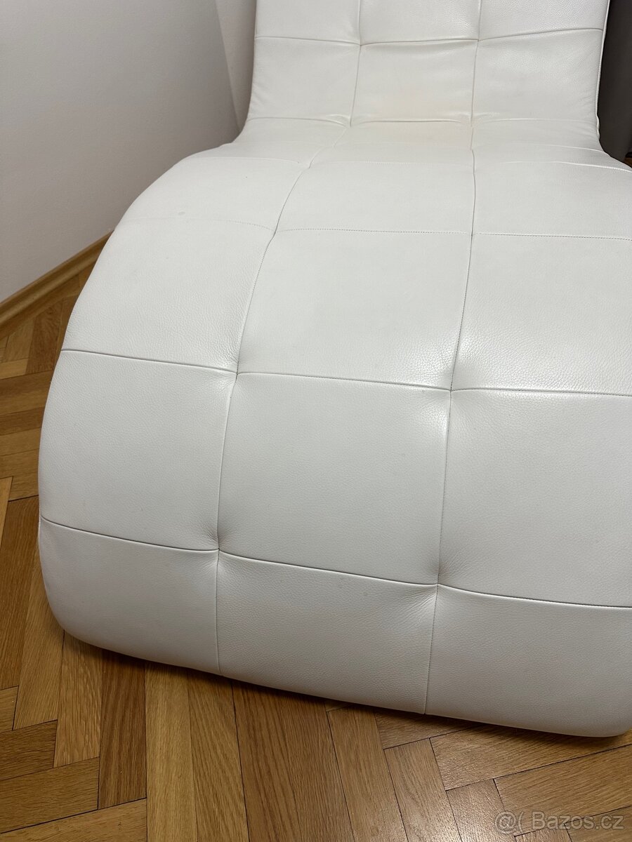 Lenoška PHASE - bílá kůže - ve stavu nové - 3