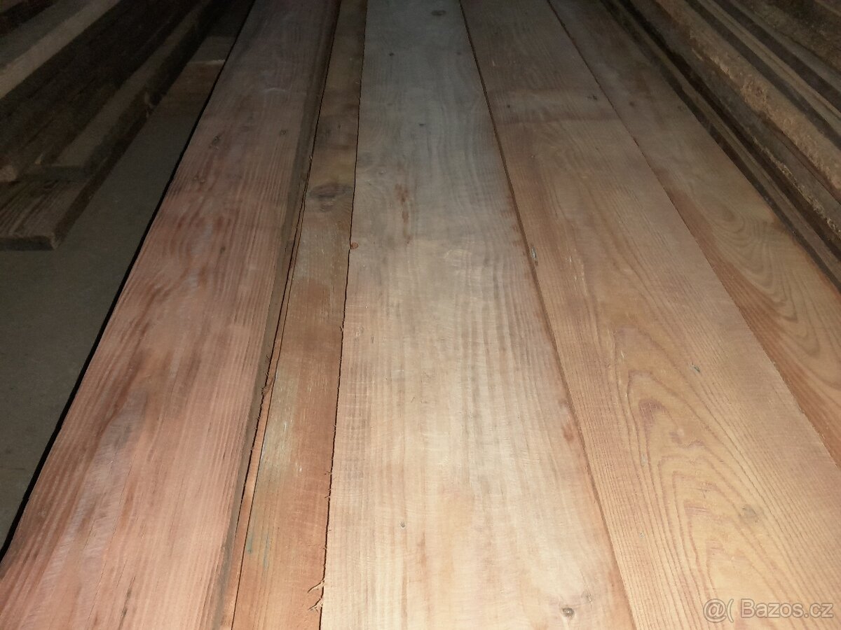 Prodám stará borovicová prkna. - 3