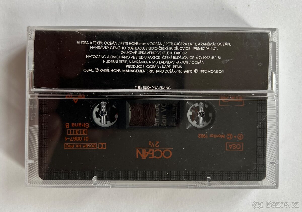 Oceán 2 1/2 MC kazeta 1992 Petr Muk - 3