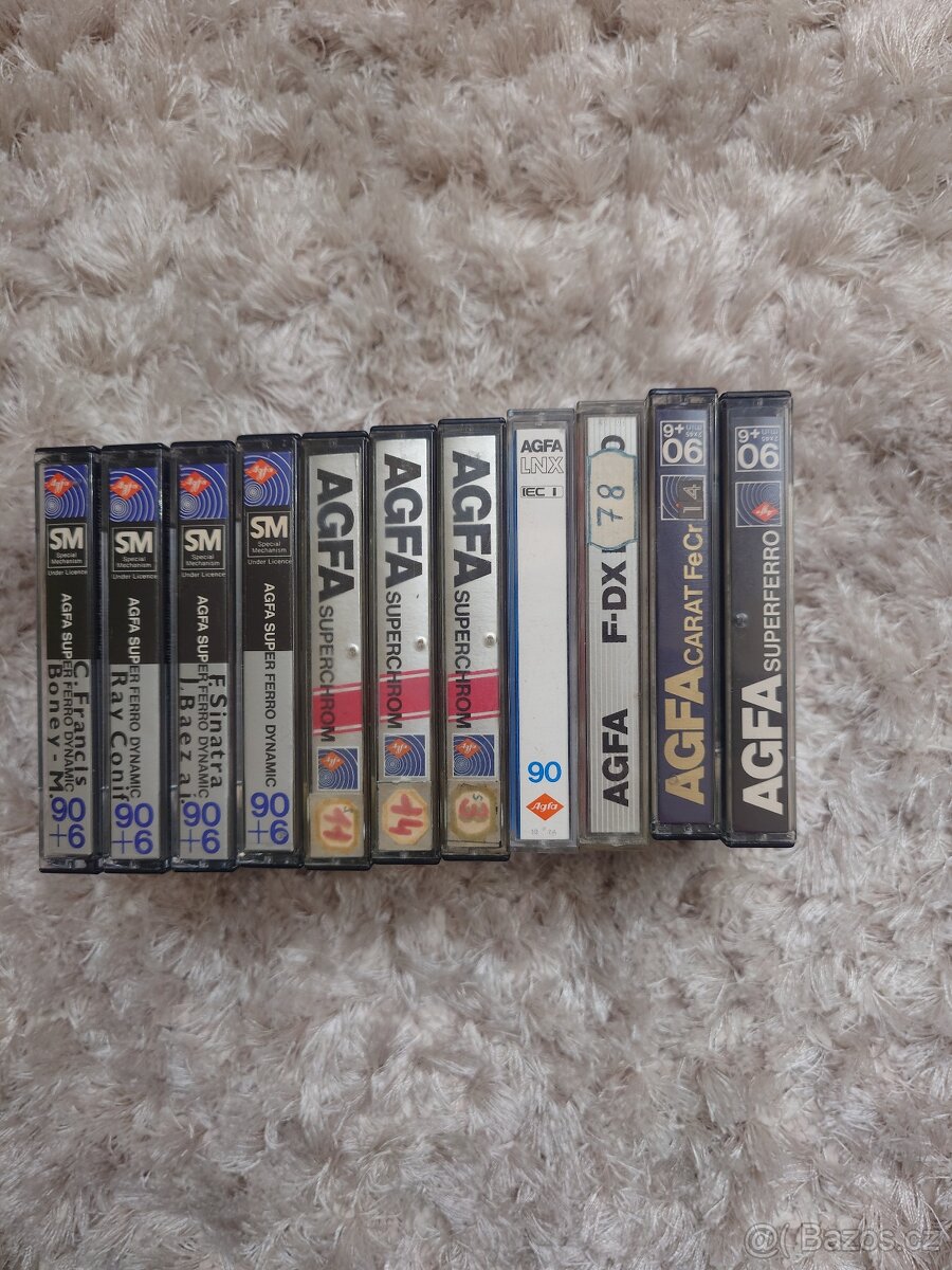 Audio kazety AGFA (Fe, FeroChrom, Superchrom) - 3