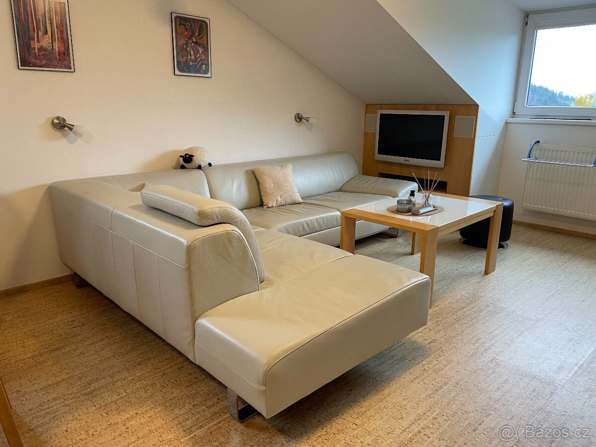 Kožená sedací souprava (tvar L, 270x210 cm) - 3