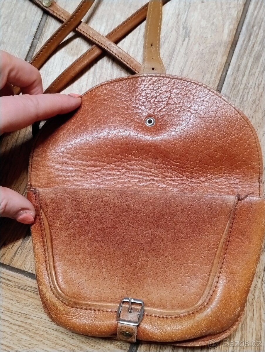 Kožená kapsa na opasek LARP 2x - 3