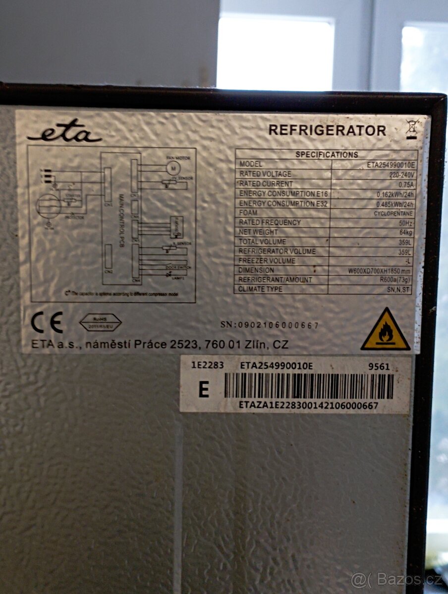 Chladnička ETA - 3