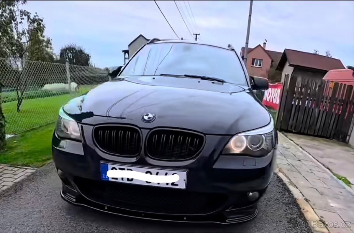 Lipo spoiler bmw E60 E61 - Černý Lesk - 3