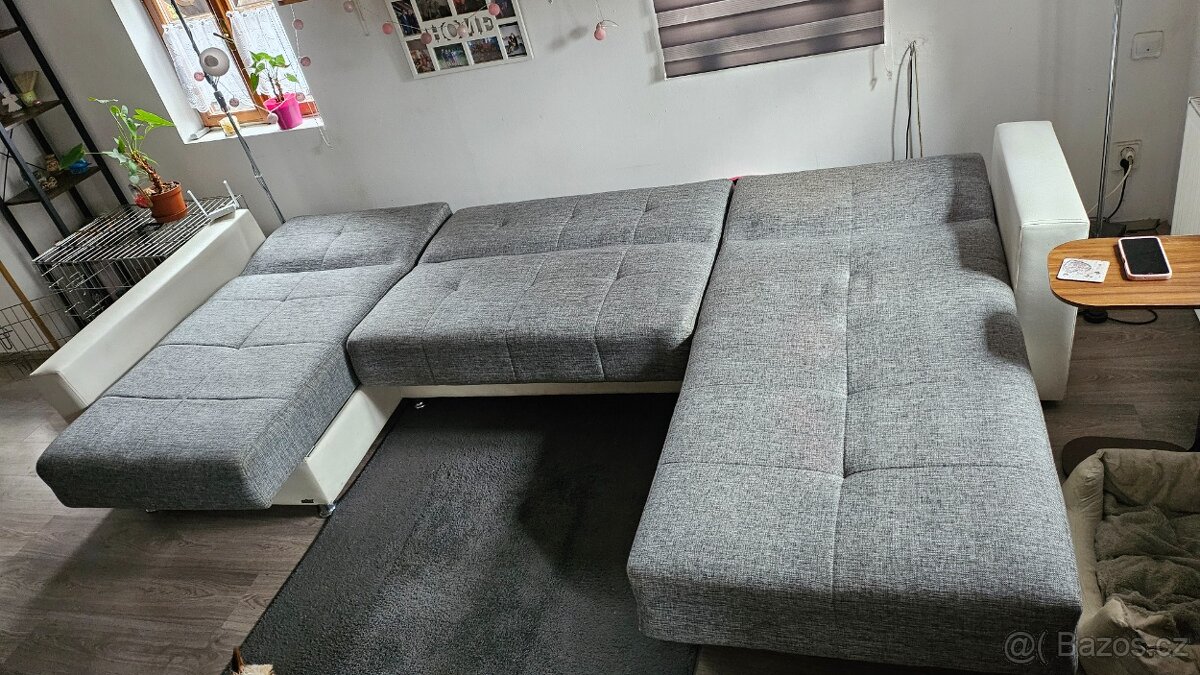 Rozkladací gauč do U - 3