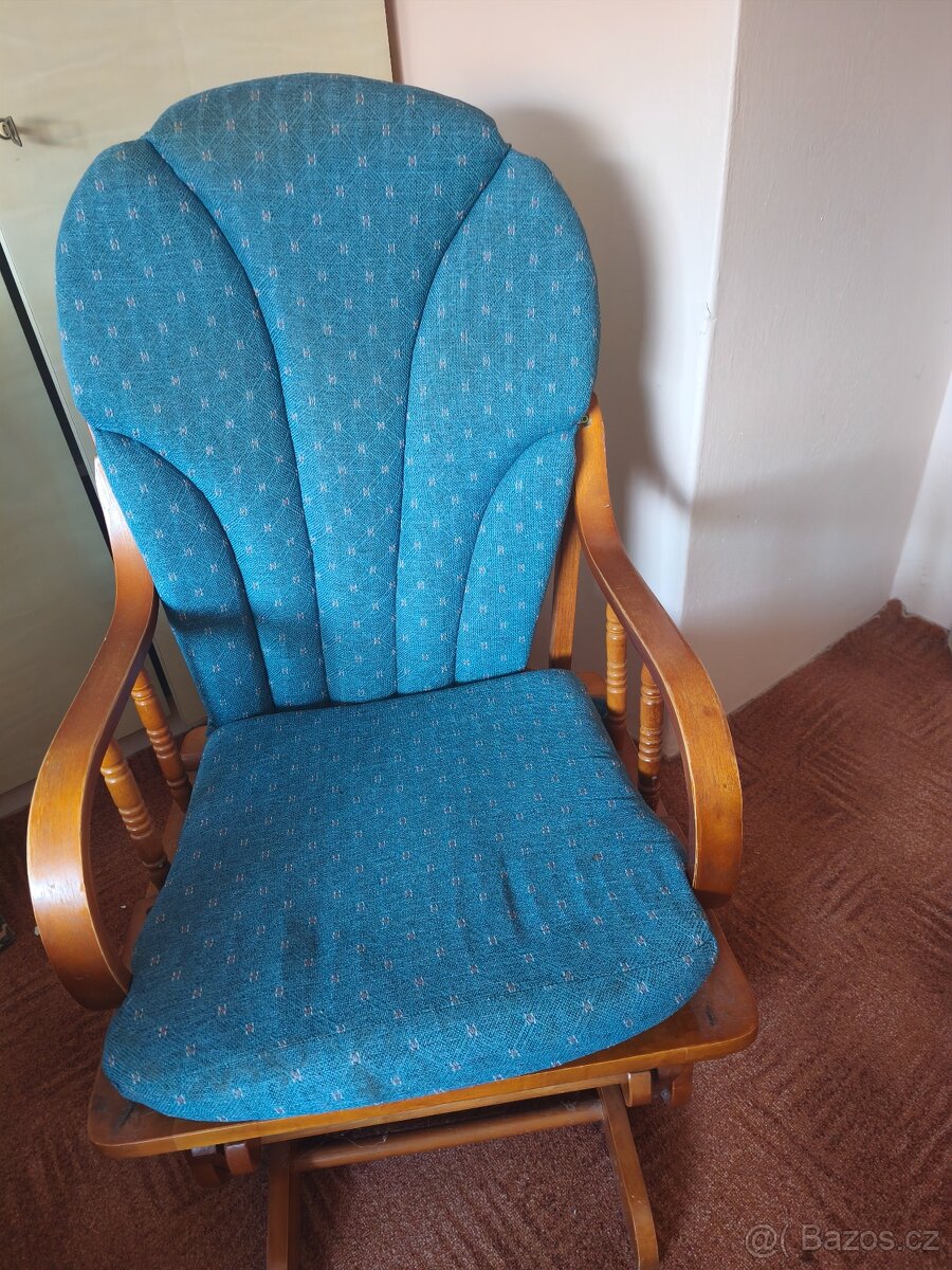 Starožitný nábytek - Houpací křeslo - 3