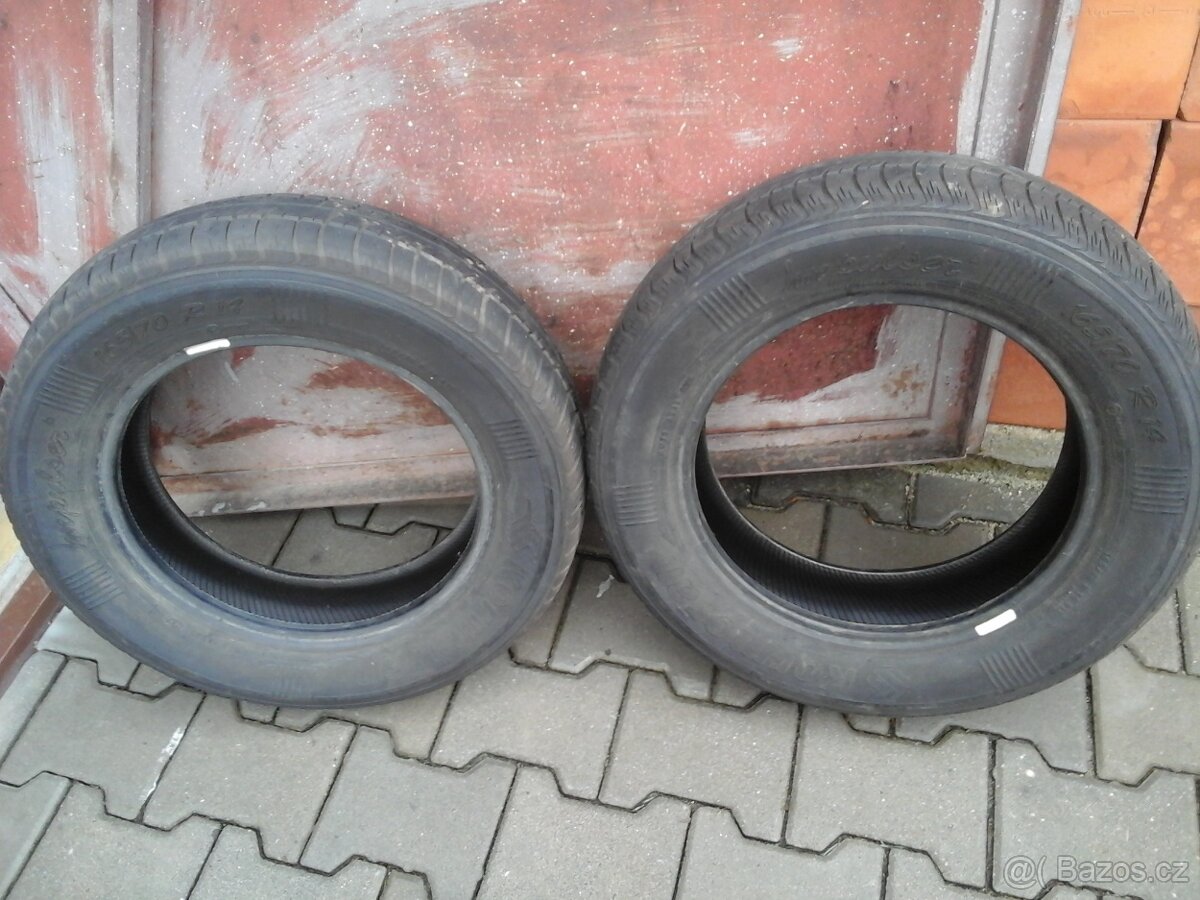 4 letní pneu 165/70/13 - 3