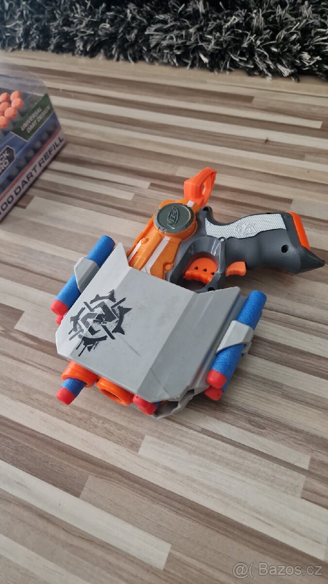 Nerf zombie + laserové zaměřování + pouzdro + držák mobil - 3