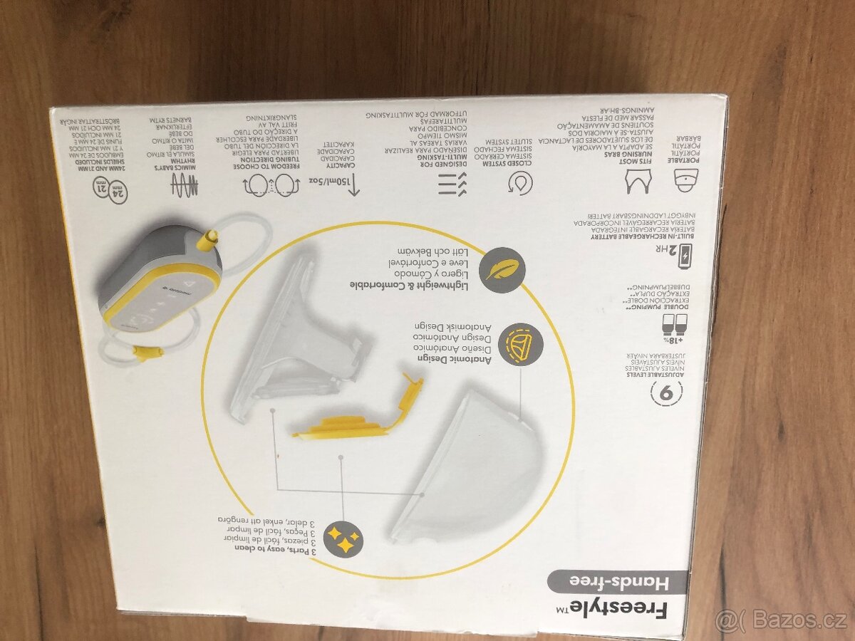 Elektronická odsávačka mat. mléka handsfree freestyle Medela - 3