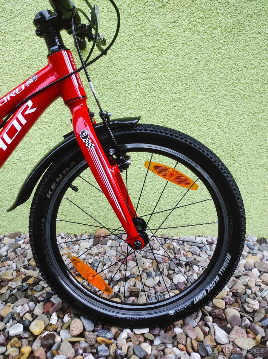 Značkové dětské kolo Author Record 20" (červená) - 3