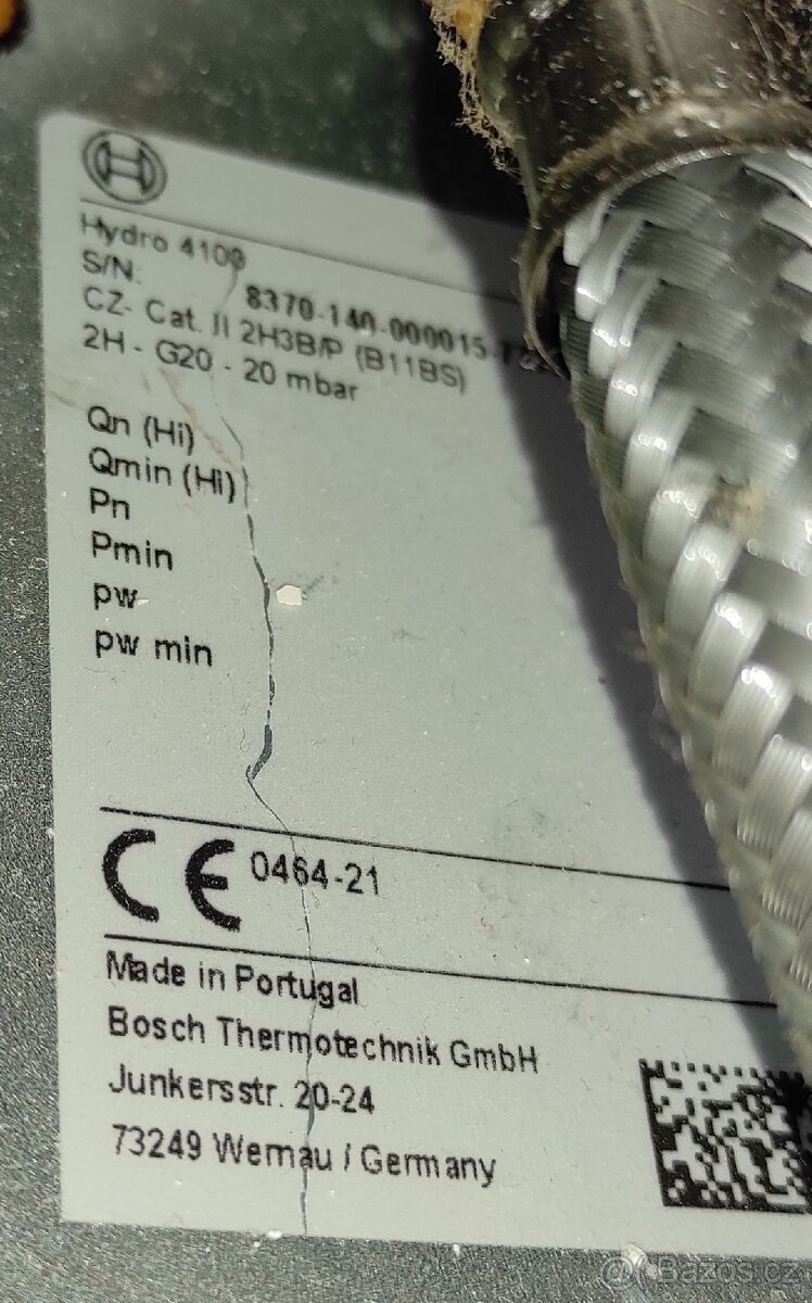 Plynový průtokový ohřívač vody Bosch Hydro 4100 - 3