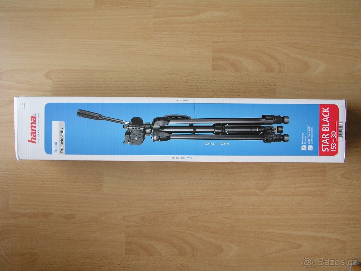 HAMA stativ STAR 153-3D černý 600,- Kč - 3